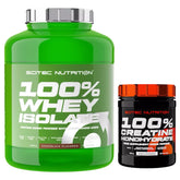 Scitec 100% Whey Isolate 1816gDose Eiweiß Protein +Creatine 300 gr + Bonus NirooX Nutrition.
